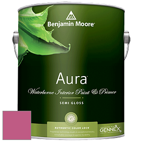 Benjamin Moore Aura 528 Waterborne Interior Semi-gloss Finish краска цвет 1348 Razzle Dazzle