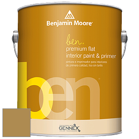 Benjamin Moore Ben W625 Premium Interior Latex Flat краска цвет 280 Renaissance Gold