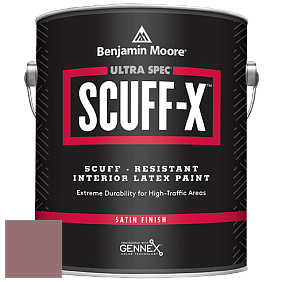Benjamin Moore 486 Ultra Spec SCUFF-X Interior Satin Finish краска цвет 1265 Deep Mauve