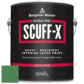 Benjamin Moore 486 Ultra Spec SCUFF-X Interior Satin Finish краска цвет 2035-30 Nile Green