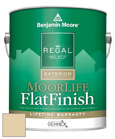Benjamin Moore W105 Regal Select Exterior Paint-MoorLife Flat Finish краска цвет 262 Golden Hills