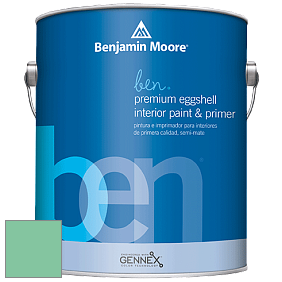 Benjamin Moore Ben W626 Premium Interior Latex Eggshell краска цвет 579 Cliffside Park