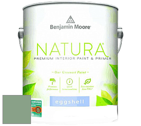 Benjamin Moore 513 Natura Interior Eggshell Finish краска с блеском цвет 628 Winchester Sage