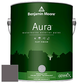 Benjamin Moore Aura 629 Waterborne Exterior Flat Finish краска цвет 1456 Mountain Ridge