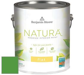 Benjamin Moore 512 Natura Interior Flat Finish матовая краска цвет 2033-20 Peppermint Leaf