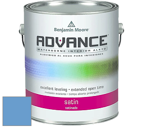 Benjamin Moore 792 Advance Interior Paint-Satin эмаль цвет 817 Brazilian Blue