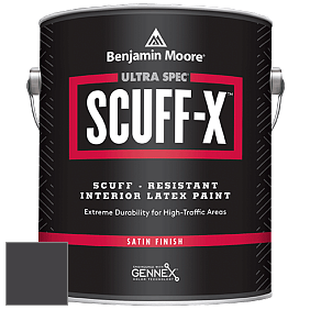 Benjamin Moore 486 Ultra Spec SCUFF-X Interior Satin Finish краска цвет 2117-10 Carbon Copy