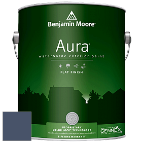 Benjamin Moore Aura 629 Waterborne Exterior Flat Finish краска цвет 826 Stunning
