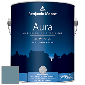 Benjamin Moore Aura 632 Waterborne Exterior Semi-Gloss Finish краска цвет 1671 West Coast