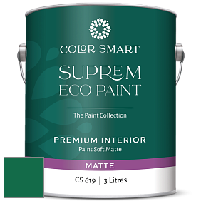 COLOR SMART CS 619 SUPREM ECO PAINT матовая краска цвет NCS S 4550-G 