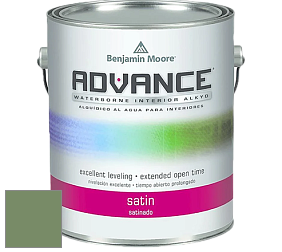 Benjamin Moore 792 Advance Interior Paint-Satin эмаль цвет NCS S 4030-G30Y 