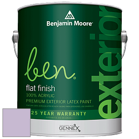 Benjamin Moore Ben 541 Waterborne Exterior Flat Finish краска цвет 1389 Wishing Well