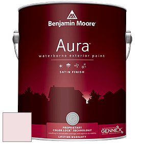 Benjamin Moore Aura 631 Waterborne Exterior Satin Finish краска цвет 2005-70 Wispy Pink