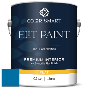 COLOR SMART CS 745 ELIT PAINT глубокоматовая моющаяся краска цвет NCS S 3060-R90B 