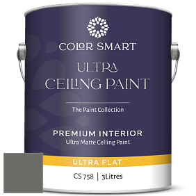 COLOR SMART CS 758 ULTRA CEILING PAINT ультраматовая краска цвет 1575 Rainy Afternoon