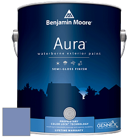 Benjamin Moore Aura 632 Waterborne Exterior Semi-Gloss Finish краска цвет 1420 Softened Violet