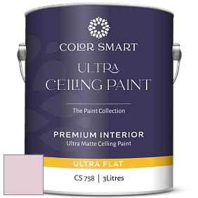 COLOR SMART CS 758 ULTRA CEILING PAINT ультраматовая краска цвет 1360 Misty Rose