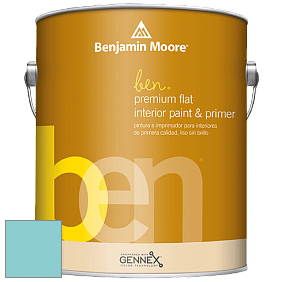 Benjamin Moore Ben W625 Premium Interior Latex Flat краска цвет 738 Clearlake