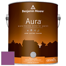 Benjamin Moore Aura 634 Waterborne Exterior Low Lustre Finish краска цвет 2074-30 Twilight Magenta