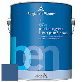Benjamin Moore Ben W626 Premium Interior Latex Eggshell краска цвет 812 Blueberry Hill