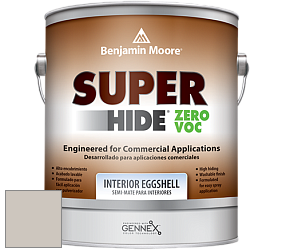 Benjamin Moore 357 Super Hide Zero Voc Interior Eggshell краска цвет 860 Apparition