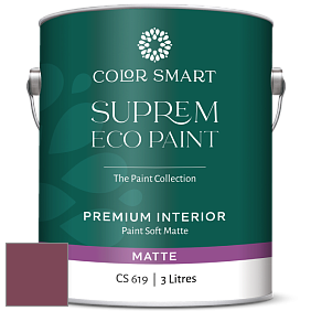 COLOR SMART CS 619 SUPREM ECO PAINT матовая краска цвет 2083-20 Cranberry Cocktail