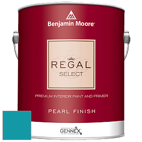 Benjamin Moore 550 Regal Select Waterborne Interior Pearl Finish краска цвет 761 Meridian Blue