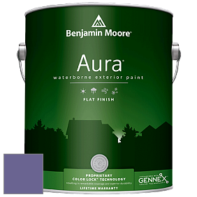 Benjamin Moore Aura 629 Waterborne Exterior Flat Finish краска цвет 1399 Seduction