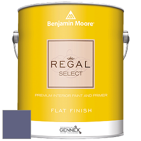 Benjamin Moore 547 Regal Select Waterborne Interior Flat Finish краска цвет 2069-30 Darkest Grape