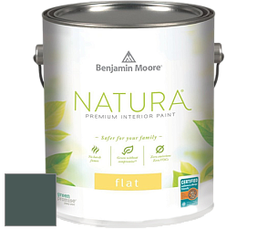 Benjamin Moore 512 Natura Interior Flat Finish матовая краска цвет 714 Hidden Falls