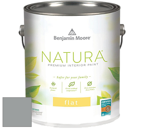 Benjamin Moore 512 Natura Interior Flat Finish матовая краска цвет 1600 Timber Wolf
