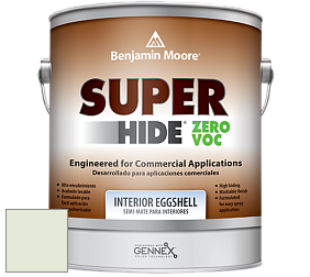 Benjamin Moore 357 Super Hide Zero Voc Interior Eggshell краска цвет 853 Green Essence