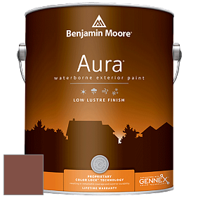Benjamin Moore Aura 634 Waterborne Exterior Low Lustre Finish краска цвет 2094-20 Copper Mine