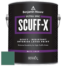Benjamin Moore 484 Ultra Spec SCUFF-X Interior Matte Finish краска цвет 623 Deep Sea