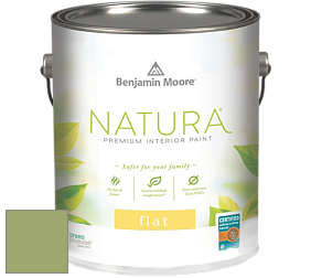 Benjamin Moore 512 Natura Interior Flat Finish матовая краска цвет 544 Kiwi