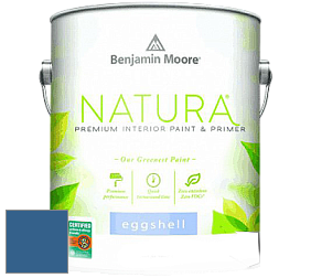 Benjamin Moore 513 Natura Interior Eggshell Finish краска с блеском цвет 798 Blue Suede Shoes