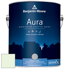 Benjamin Moore Aura 632 Waterborne Exterior Semi-Gloss Finish краска цвет 2032-70 Lime Sorbet