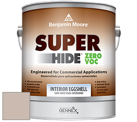 Benjamin Moore 357 Super Hide Zero Voc Interior Eggshell краска цвет 990 Hampshire Taupe