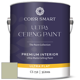 COLOR SMART CS 758 ULTRA CEILING PAINT ультраматовая краска цвет 480 Lily Pad