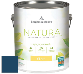 Benjamin Moore 512 Natura Interior Flat Finish матовая краска цвет RAL 5001 
