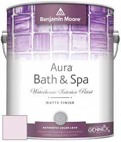 Benjamin Moore Aura 532 Bath & Spa Waterborne Interior Paint Matte Finish краска цвет 2077-70 I Love You Pink