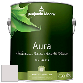 Benjamin Moore Aura 528 Waterborne Interior Semi-gloss Finish краска цвет 2113-70 Antique Pearl