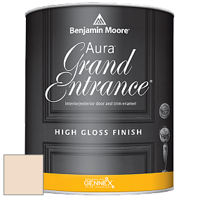 Benjamin Moore Aura 148 Grand Entrance High Gloss эмаль цвет 910 CrÃ¨me Caramel