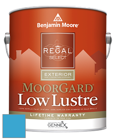 Benjamin Moore W103 Regal Select Exterior Paint-MoorGard Low Lustre Finish краска цвет 790 Bayberry Blue
