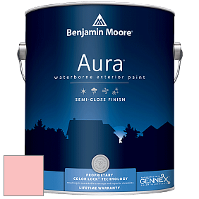 Benjamin Moore Aura 632 Waterborne Exterior Semi-Gloss Finish краска цвет 1303 Smashing Pink