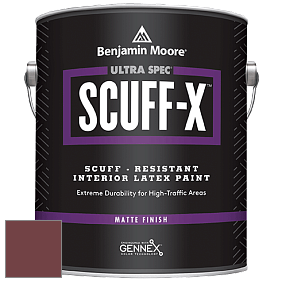 Benjamin Moore 484 Ultra Spec SCUFF-X Interior Matte Finish краска цвет AF-300 