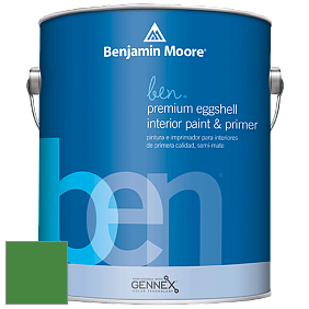 Benjamin Moore Ben W626 Premium Interior Latex Eggshell краска цвет RAL 6017 