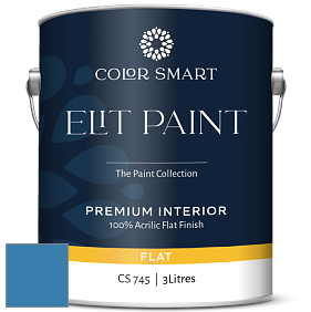 COLOR SMART CS 745 ELIT PAINT глубокоматовая моющаяся краска цвет 797 Athens Blue