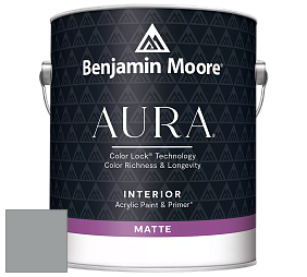Benjamin Moore Aura 522 Interior Paint - Matte краска цвет 1600 Timber Wolf