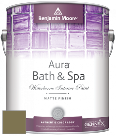 Benjamin Moore Aura 532 Bath & Spa Waterborne Interior Paint Matte Finish краска цвет 497 Shady Lane